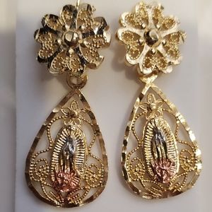 Virgen de Guadalupe aretes